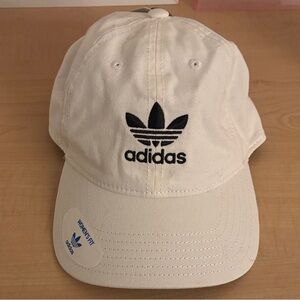 Adidas Women’s Classic White Hat with Black Emblem